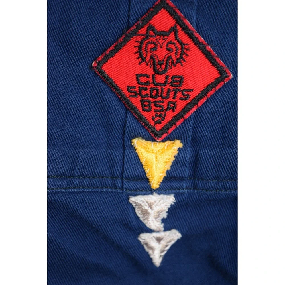 1950's Cub Scout Long Sleeve HEAVY COTTON Uniform Shirt BOYS M Alexandria VA CSP